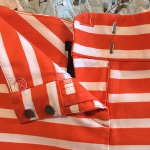 Ann Taylor Shorts - Ann Taylor Orange Striped Shorts Ann Taylor Shorts - Ann Taylor Orange Striped Shorts